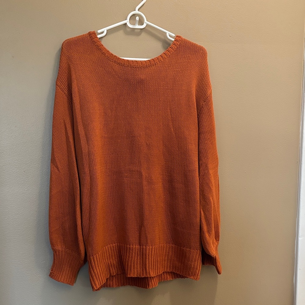 Women's Orange Sweater